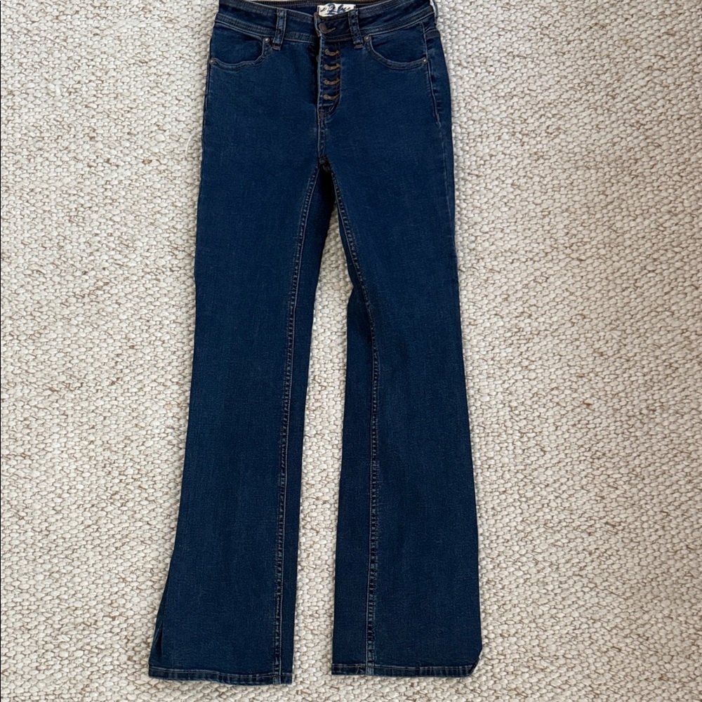 Free People Indigo Flare Jeans